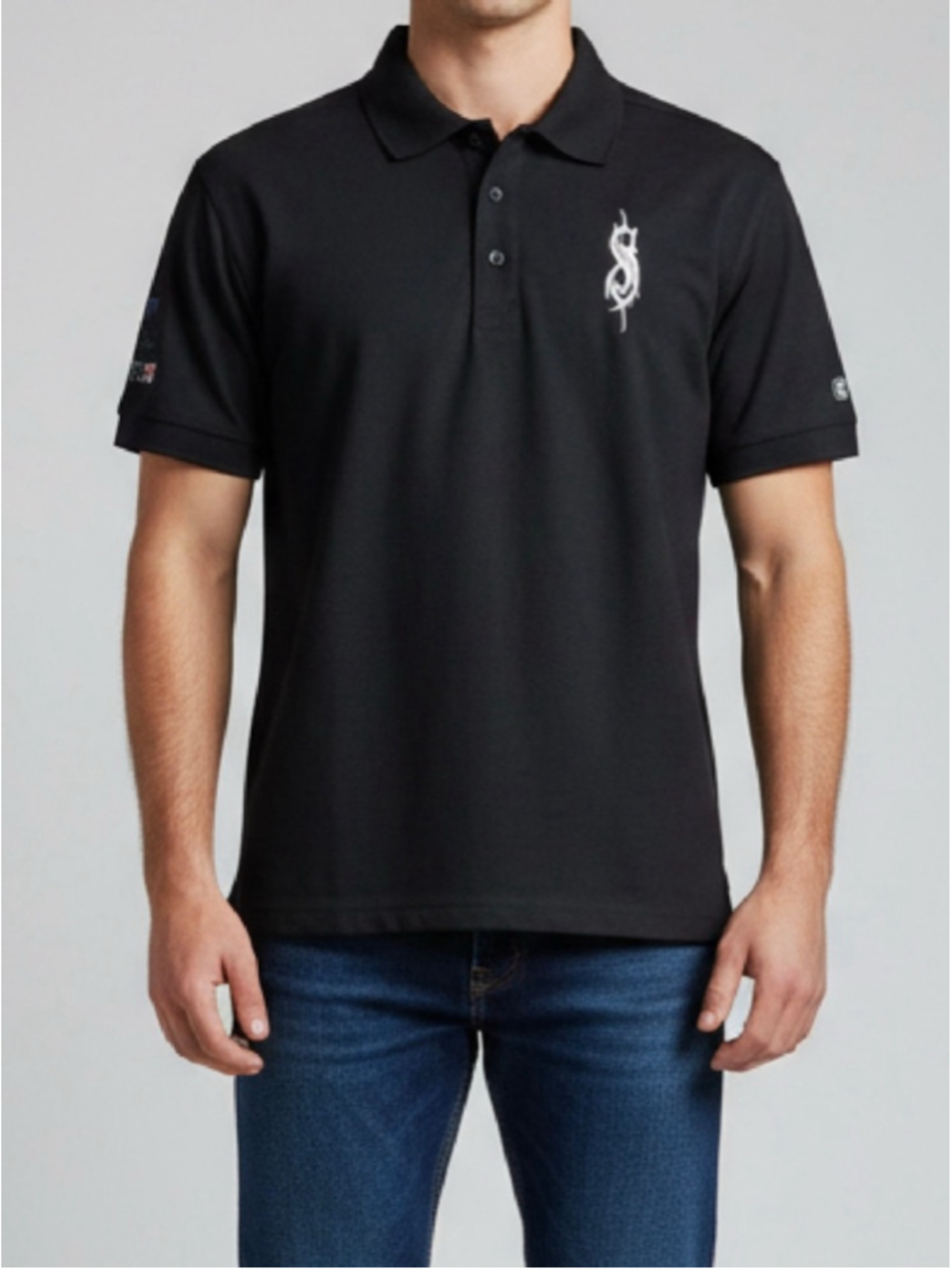 OGIO + Slipknot 25th Anniversary Tour Earth Day Sound Black Polo Shirt S NWT